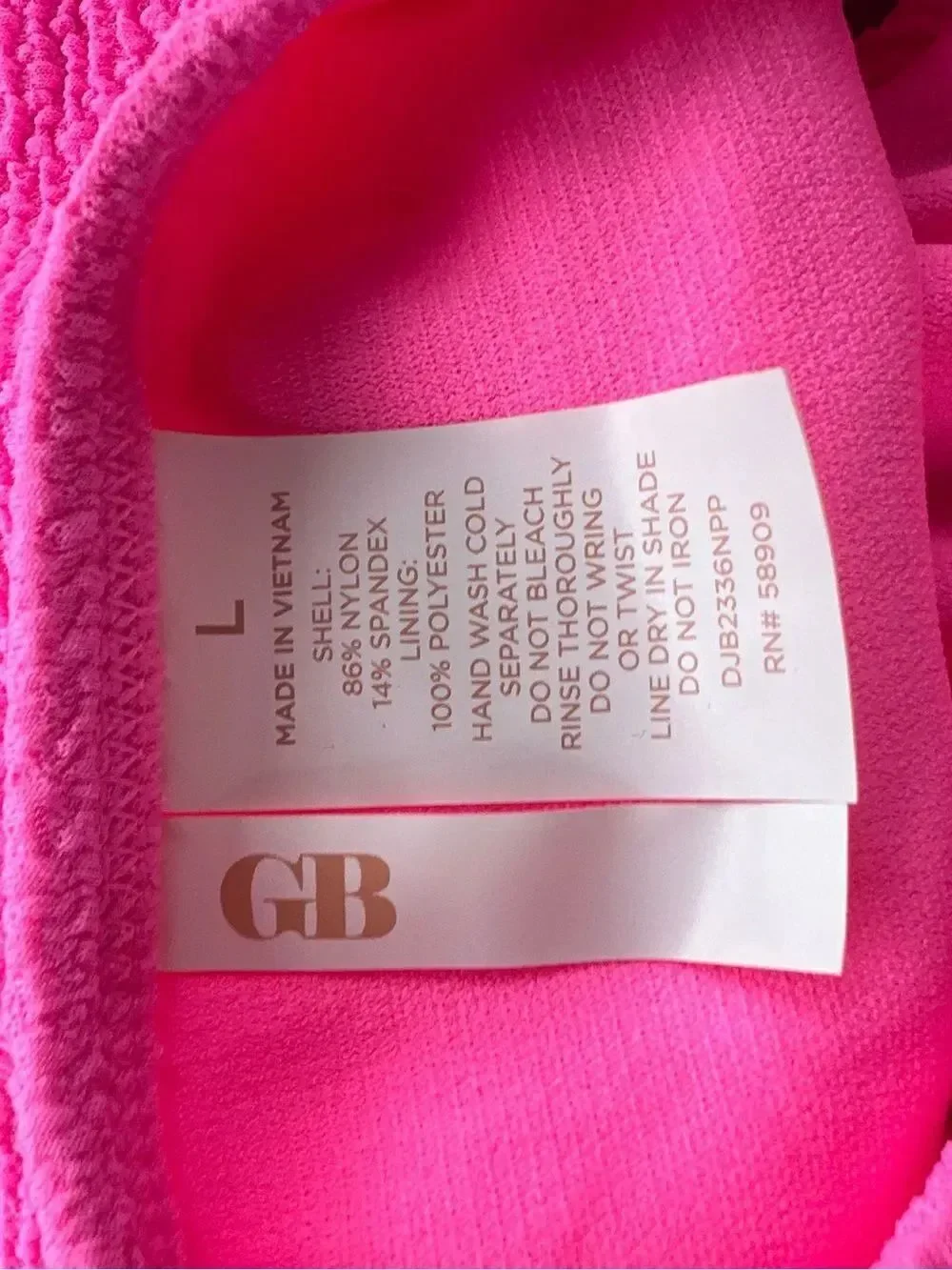 🎉5 for $45🎉 Gianni Bini hot pink Swim bikini bottom size L
